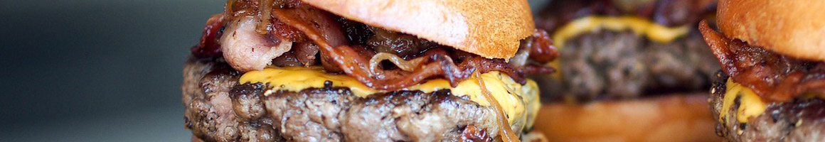 Eating Burger at Hamburger Wagon restaurant in Miamisburg, OH.